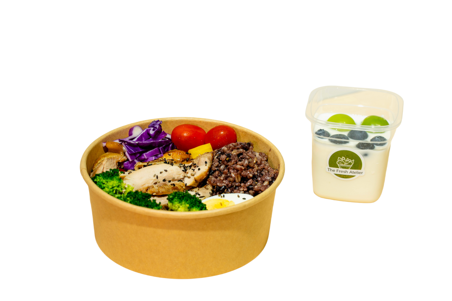 Signature Roasted Chicken Leg Rice Salad + Yogurt