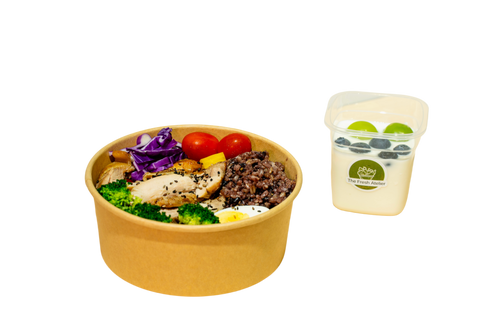 Signature Chicken Rice + Fruit Yogurt