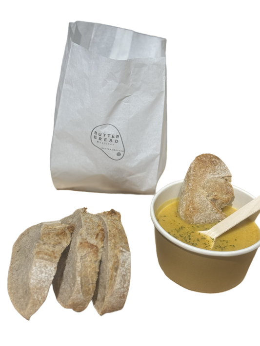 French Pumpkin Soup + Sourdough Bread Brunch Set